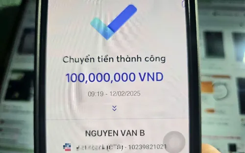 Dùng biên nhận chuyển khoản giả, thanh niên lừa tiểu thương 100 triệu đồng ở Hưng Yên