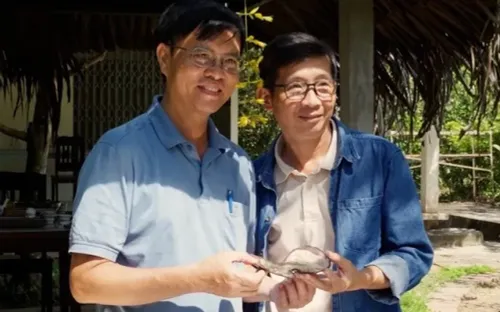 Biến vườn nhà thành điểm du lịch trải nghiệm nhờ nuôi ngọc trai ở cù lao Thới Sơn