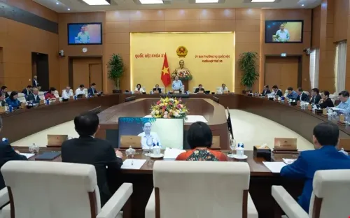 Chủ tịch Quốc hội Trần Thanh Mẫn chủ trì khai mạc Phiên họp thứ 55 của Ủy ban Thường vụ Quốc hội