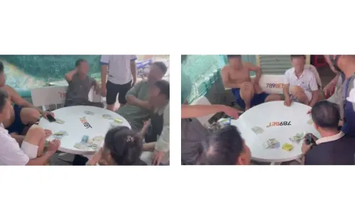 Triệt xóa 5 tụ điểm cờ bạc tại phường Long Bình, phát hiện 24 đối tượng, thu giữ hơn 15 triệu đồng