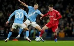 Bernardo Silva phàn nàn trọng tài sau trận hòa của Man City trước Nottingham Forest