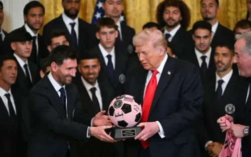 Lionel Messi lần đầu dự sự kiện tại Nhà Trắng cùng Inter Miami