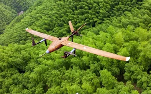 Trung Quốc phát triển drone làm từ vật liệu composite gốc tre