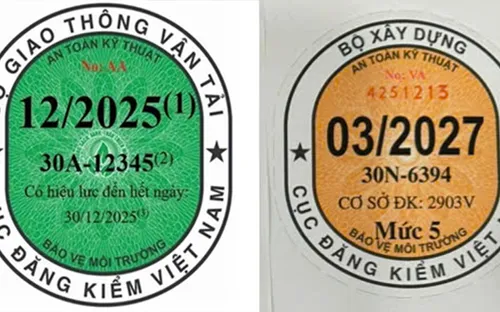 Tem đăng kiểm mới bỏ ngày hết hạn: Tài xế cần làm gì để tránh bị phạt?
