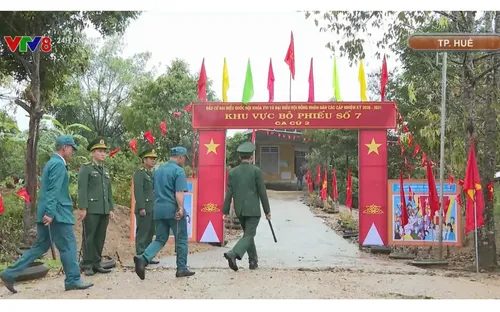 Tăng cường đảm bảo an toàn tuyệt đối cho các điểm bầu cử tại các xã biên giới