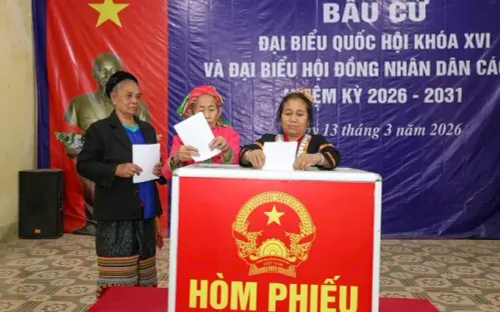 Người dân miền núi Nghệ An gác việc nương rẫy, đi bầu cử sớm