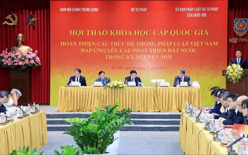 Ban hành Kết luận 09-KL/TW: Hoàn thiện cấu trúc hệ thống pháp luật để tạo nền tảng tăng trưởng kinh tế trên 10%