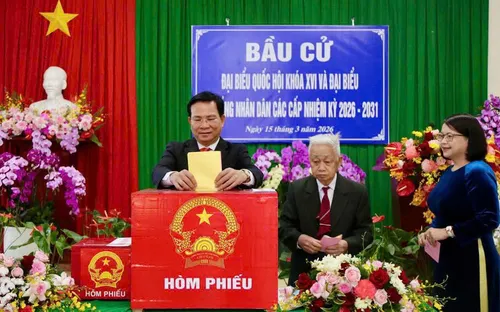 Hơn 2,7 triệu cử tri Lâm Đồng tham gia ngày hội bầu cử