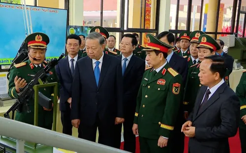 Tổng Bí thư Tô Lâm: Xây dựng Học viện Kỹ thuật quân sự thành trung tâm đổi mới sáng tạo tầm khu vực, thế giới