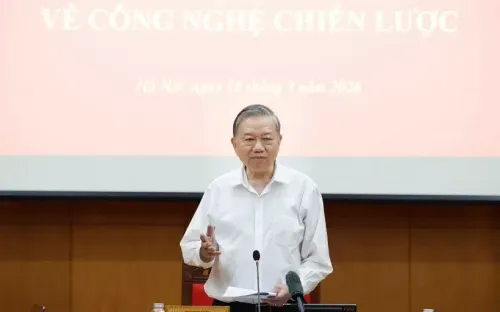 Tổng Bí thư Tô Lâm: Phát triển công nghệ phải gắn với lợi ích quốc gia, tạo kết quả thực chất
