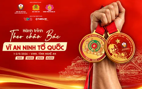 GIẢI CHẠY "HÀNH TRÌNH THEO CHÂN BÁC – VÌ AN NINH TỔ QUỐC 2026”