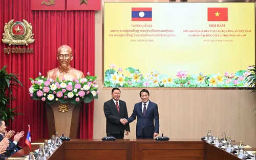 Hợp tác an ninh Việt Nam – Lào tiếp tục là trụ cột trong quan hệ song phương