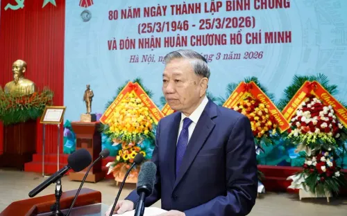 Tổng Bí thư Tô Lâm dự kỷ niệm 80 năm thành lập Binh chủng Công binh, trao Huân chương Hồ Chí Minh