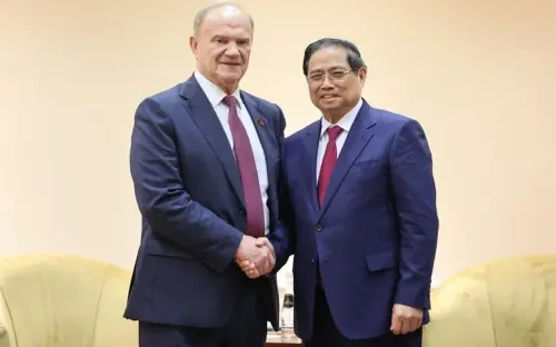 Thủ tướng Phạm Minh Chính tiếp Chủ tịch Đảng Cộng sản Liên bang Nga