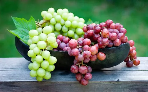 Nho đỏ giàu chất chống oxy hóa hơn nho xanh, tốt cho tim và não bộ
