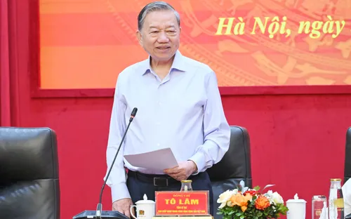 Tổng Bí thư Tô Lâm dự Hội nghị Đảng ủy Công an Trung ương, chỉ đạo gương mẫu thực hiện Nghị quyết Đại hội XIV