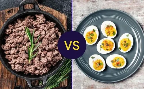 Thịt bò xay hay trứng: Lựa chọn nào phù hợp với mục tiêu sức khỏe?