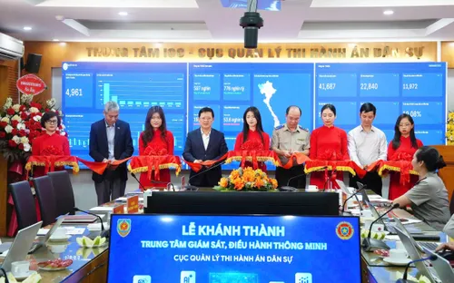 Khai trương Trung tâm IOC thi hành án dân sự, hướng tới điều hành theo thời gian thực