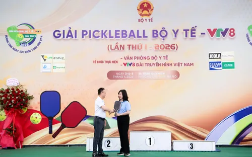 Ấn tượng giải Pickleball Bộ Y tế - VTV8 lần thứ I năm 2026
