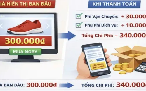 Chi phí ẩn trong thương mại điện tử: Người tiêu dùng cần tỉnh táo