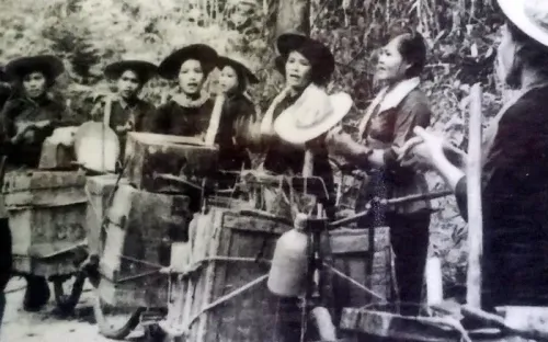 Những đóa hồng thầm lặng dệt nên mạch máu thông tin ngày đại thắng