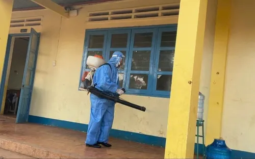 Ghi nhận ổ dịch quai bị với 10 học sinh nghi mắc tại Trường Tiểu học Trần Văn Ơn