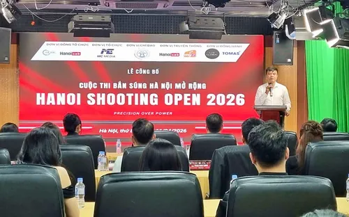 Lễ công bố giải đấu Hanoi Shooting Open 2026