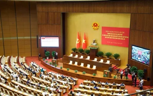 Truyền hình trực tiếp Hội nghị toàn quốc quán triệt Nghị quyết Trung ương 2 khóa XIV từ 8h ngày 13/4