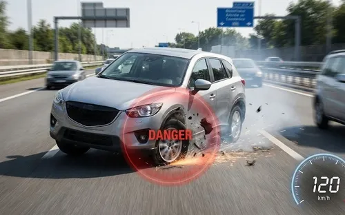 Kỹ năng sống còn khi ô tô nổ lốp giữa cao tốc