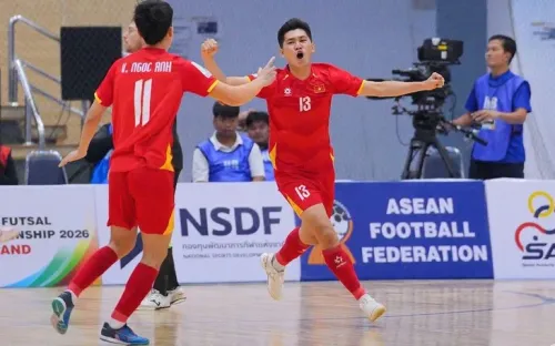 Đội tuyển futsal Việt Nam giành Huy chương Đồng Đông Nam Á 2026 sau chiến thắng 4-0 trước Australia