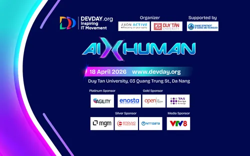 Trên 3.000 người đăng ký tham gia DevDay Đà Nẵng 2026 với chủ đề “AI x Human”