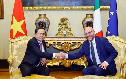 Chủ tịch Quốc hội khẳng định Việt Nam sẵn sàng làm cầu nối thúc đẩy quan hệ nghị viện Italy - ASEAN