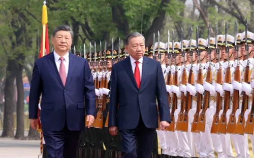Lễ đón trọng thể Tổng Bí thư, Chủ tịch nước Tô Lâm tại Trung Quốc theo nghi thức cao nhất