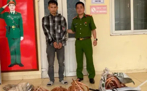 Bắt quả tang đối tượng đột nhập kho thiết bị điện, khai nhận gây ra 12 vụ trộm tại Hà Nội