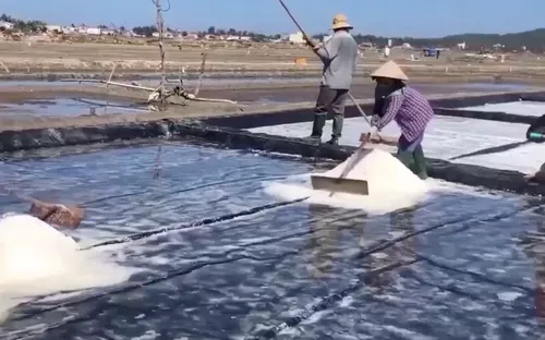 Đồng muối Sa Huỳnh xuống cấp, diêm dân chờ đầu tư hạ tầng