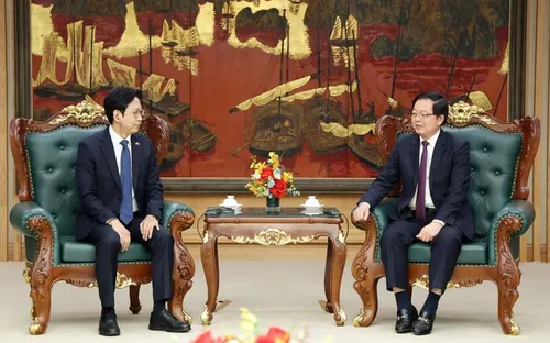 Phó Thủ tướng Hồ Quốc Dũng tiếp Phó Thủ tướng Hàn Quốc Bae Kyung Hoon