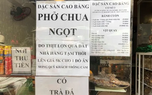 Giá lên, “quên” xuống!