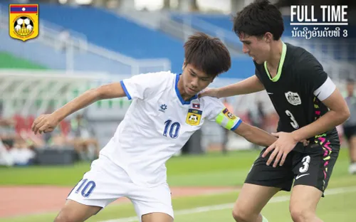 U17 Lào thua đậm 0-8 trước Australia, khép lại giải Đông Nam Á ở vị trí thứ tư