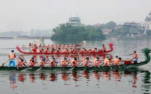 Giải bơi chải tỉnh Phú Thọ 2026: Đội xã Tiên Lương giành giải Nhất