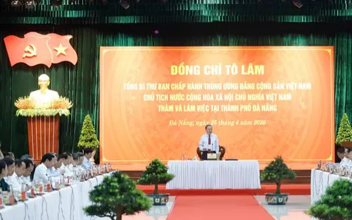 Tổng Bí thư, Chủ tịch nước Tô Lâm: Xây dựng Đà Nẵng trở thành một cực tăng trưởng lớn của cả nước