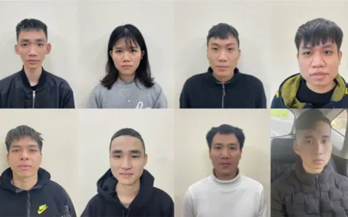 Khởi tố 8 đối tượng mở tài khoản ngân hàng, tiếp tay rửa tiền cho đường dây lừa đảo ở Campuchia