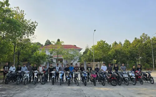Khởi tố 24 đối tượng liên quan vụ đua xe trái phép, gây rối trật tự công cộng tại Tây Ninh