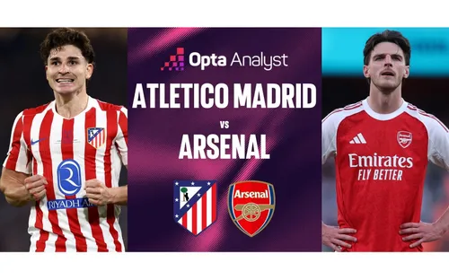 Siêu máy tính Opta nghiêng nhẹ về Arsenal trước đại chiến Atletico Madrid ở bán kết Champions League