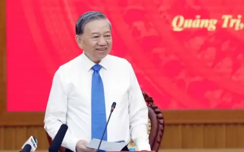 Tổng Bí thư, Chủ tịch nước Tô Lâm gợi mở Quảng Trị tái định vị không gian phát triển với chiến lược “vươn Đông, tỏa Tây”