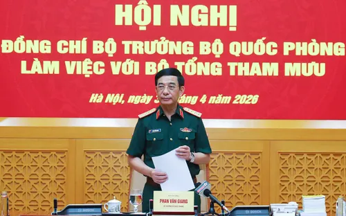 Đại tướng Phan Văn Giang chỉ đạo hoàn thiện kế hoạch tác chiến “Vòm phòng không bền vững”