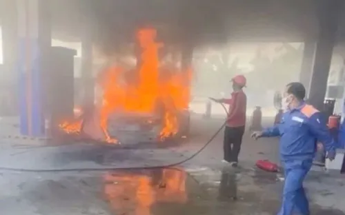 Đà Nẵng: Vụ cháy ô tô tại cây xăng: Danh tính 2 người tử vong