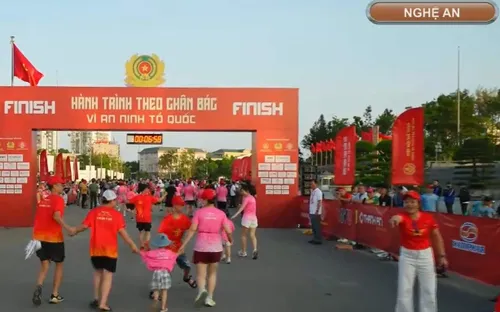 Giải chạy Vì an ninh Tổ quốc- Hành trình theo chân Bác