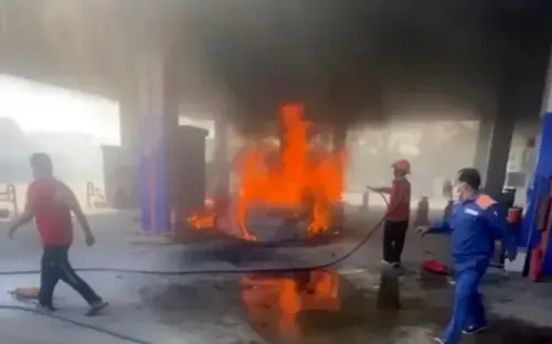 Khởi tố bị can trong vụ cháy ô tô tại cây xăng ở Đà Nẵng làm 2 người tử vong