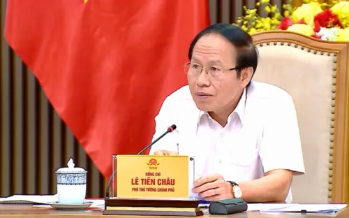 Phó Thủ tướng Lê Tiến Châu yêu cầu hoàn thiện Đề án phát triển Cổng Pháp luật quốc gia trước ngày 12/5