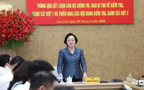 Phó Thủ tướng Phạm Thị Thanh Trà: Lào Cai phải thực hiện bằng được ba “pháp lệnh chính trị”